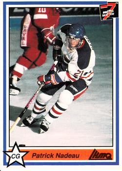 1990-91 7th Inning Sketch QMJHL #91 Patrick Nadeau Front