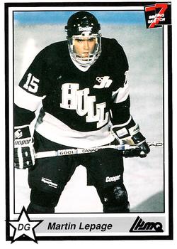 1990-91 7th Inning Sketch QMJHL #138 Martin Lepage Front