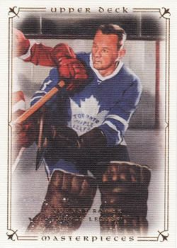 2008-09 Upper Deck Masterpieces #51 Johnny Bower Front