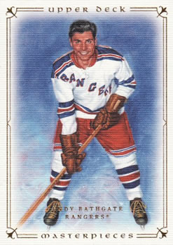 2008-09 Upper Deck Masterpieces #76 Andy Bathgate Front
