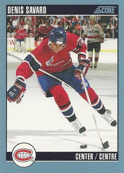 1992-93 Score Canadian #202 Denis Savard Front