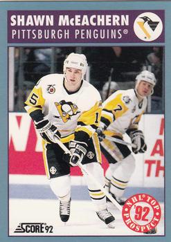 1992-93 Score Canadian #459 Shawn McEachern Front
