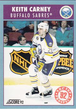 1992-93 Score Canadian #461 Keith Carney Front