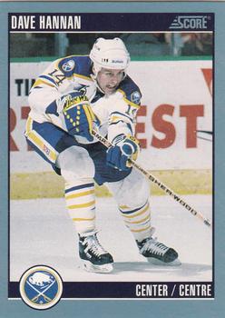 1992-93 Score Canadian #538 Dave Hannan Front