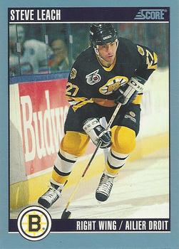 1992-93 Score Canadian #54 Steve Leach Front