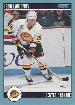 1992-93 Score Canadian #58 Igor Larionov Front