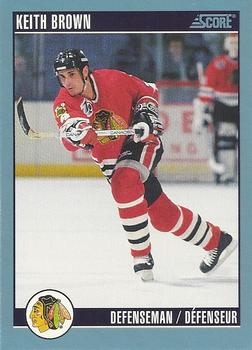 1992-93 Score Canadian #68 Keith Brown Front
