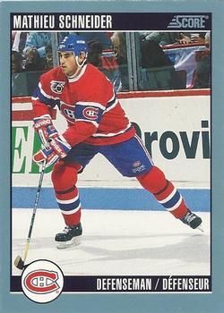 1992-93 Score Canadian #69 Mathieu Schneider Front