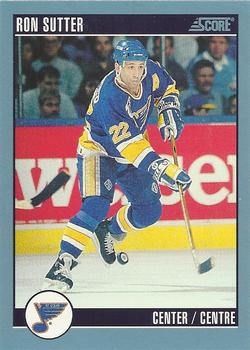 1992-93 Score Canadian #86 Ron Sutter Front