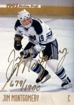 1993 Classic '93 Hockey Draft - Autographs #NNO Jim Montgomery Front