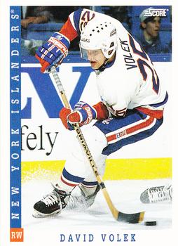 1993-94 Score Canadian #495 David Volek Front