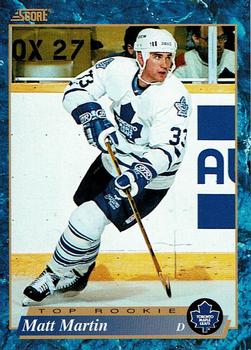1993-94 Score Canadian #635 Matt Martin Front