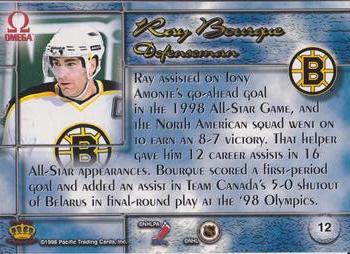 1997-98 Pacific Omega #12 Ray Bourque Back