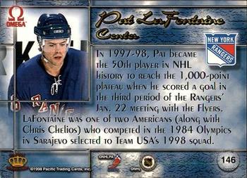 1997-98 Pacific Omega #146 Pat LaFontaine Back