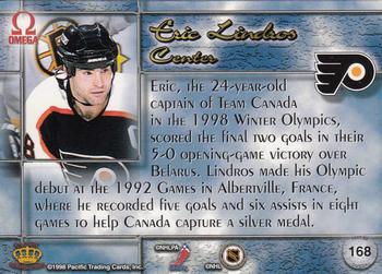 1997-98 Pacific Omega #168 Eric Lindros Back