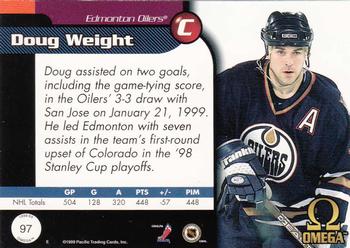 1998-99 Pacific Omega #97 Doug Weight Back