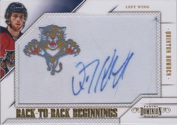 2013-14 Panini Dominion - Back to Back Beginnings Autographs #BB-HE Quinton Howden / Emerson Etem Front