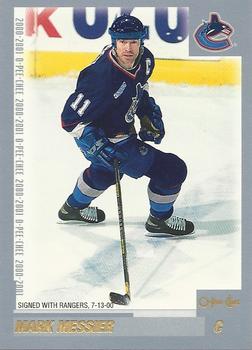 2000-01 O-Pee-Chee #20 Mark Messier Front