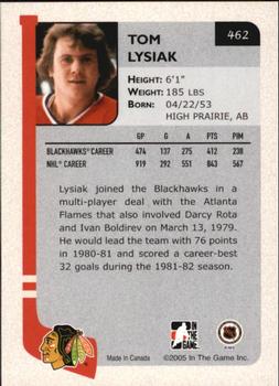 2004-05 In The Game Franchises Update #462 Tom Lysiak Back