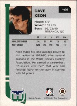 2004-05 In The Game Franchises Update #469 Dave Keon Back