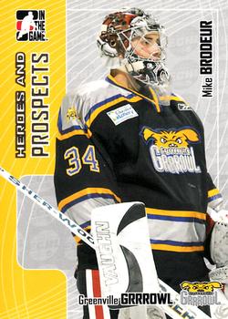 2005-06 In The Game Heroes and Prospects #353 Mike Brodeur Front