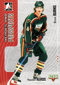 2005-06 In The Game Heroes and Prospects #54 Brent Burns Front