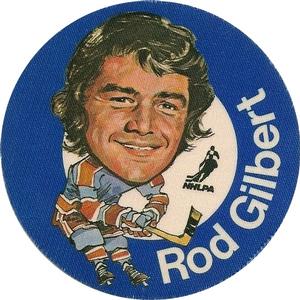 1973-74 Mac's Milk Stickers #NNO Rod Gilbert Front