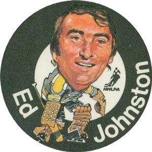 1973-74 Mac's Milk Stickers #NNO Ed Johnston Front
