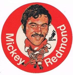 1973-74 Mac's Milk Stickers #NNO Mickey Redmond Front