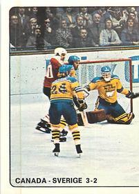 1979 Panini Hockey Stickers #27 Canada vs. Sweden Front