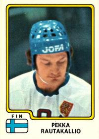 1979 Panini Hockey Stickers #164 Pekka Rautakallio Front