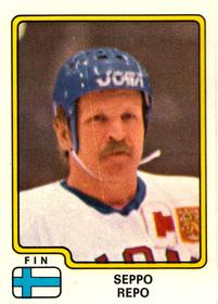 1979 Panini Hockey Stickers #173 Seppo Repo Front
