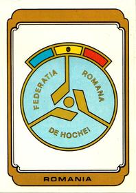 1979 Panini Hockey Stickers #242 Romania Logo Front