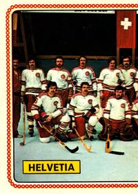 1979 Panini Hockey Stickers #256 Team Switzerland Front