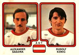1979 Panini Hockey Stickers #307 Alexander Sadjina / Rudolf Konig Front