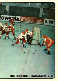 1979 Panini Hockey Stickers #325 Austria vs. Denmark Front