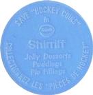 1968-69 Shirriff Coins #NY-5 Phil Goyette Back