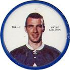 1968-69 Shirriff Coins #TOR-2 Wayne Carleton Front