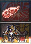 2013-14 Panini Stickers - Team Logos #A35 / A36 Detroit Red Wings / Florida Panthers Front