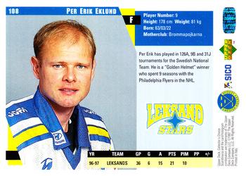 1997-98 Collector's Choice Swedish #108 Per Erik Eklund Back