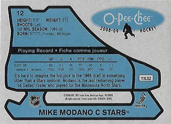 2008-09 O-Pee-Chee - 1979-80 Retro #12 Mike Modano Back