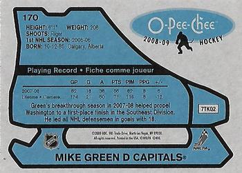 2008-09 O-Pee-Chee - 1979-80 Retro #170 Mike Green Back
