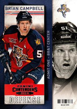2013-14 Panini Contenders #93 Brian Campbell Front