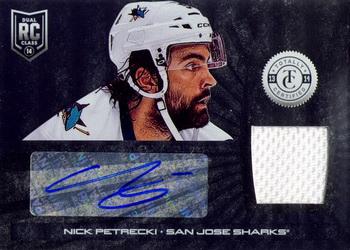 2013-14 Panini Totally Certified - Rookie Autograph Jersey #212 Nick Petrecki Front