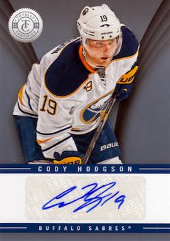 2013-14 Panini Totally Certified - Signatures #TS-CHO Cody Hodgson Front