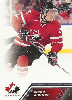 2013 Upper Deck Team Canada #25 Carter Ashton Front