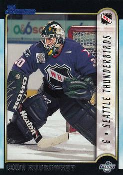 1999 Bowman CHL #122 Cody Rudkowsky Front