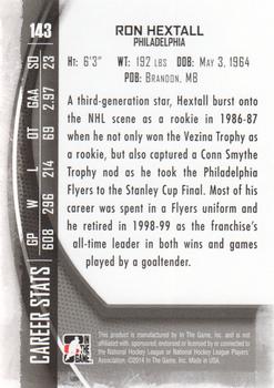 2013-14 In The Game Between the Pipes #143 Ron Hextall Back