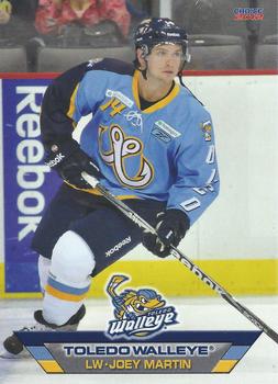 2011-12 Choice Toledo Walleye (ECHL) #9 Joey Martin Front