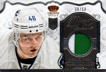 2013-14 Panini Crown Royale - Heirs to the Throne Materials Prime #HT-NJ Nicklas Jensen Front